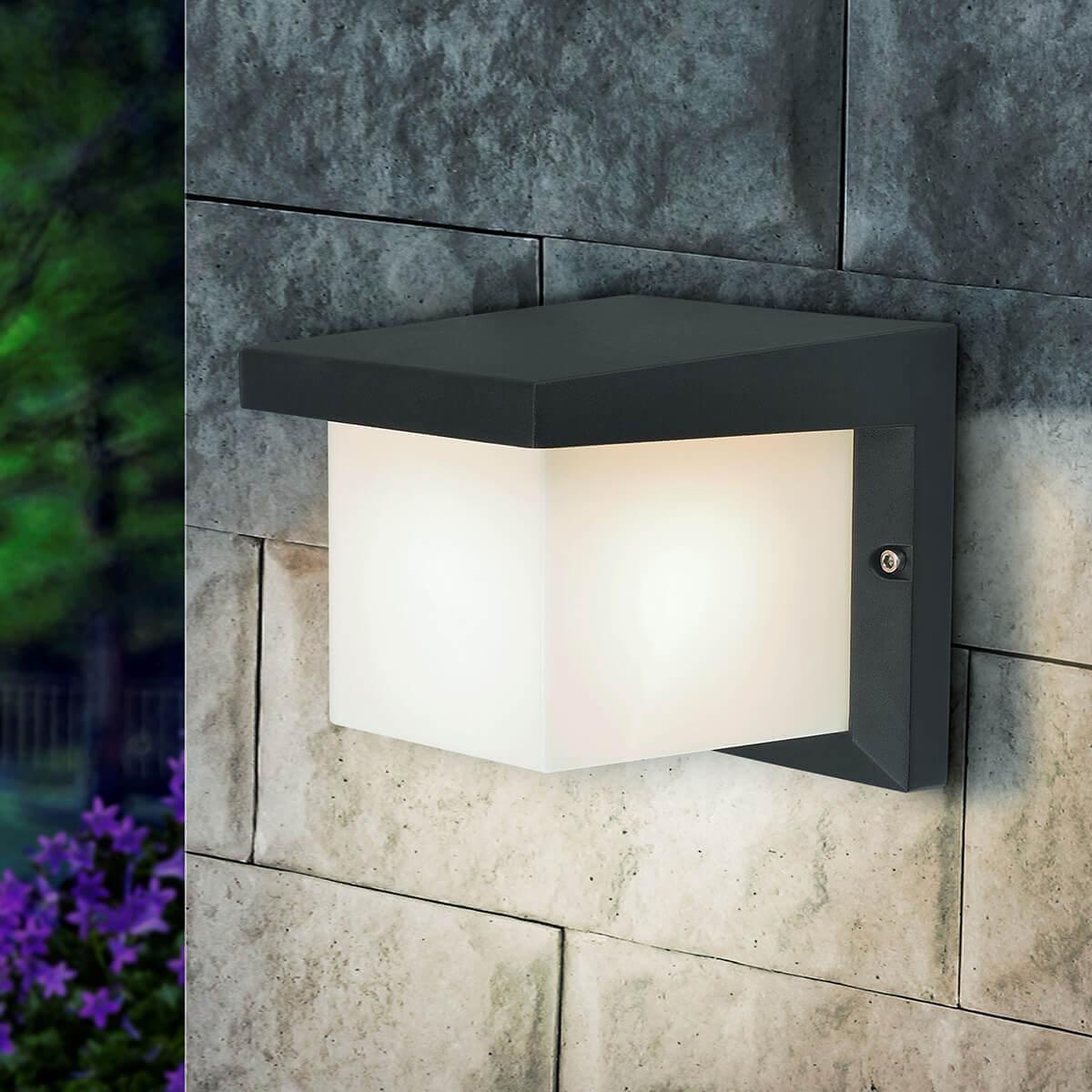 Уличный светильник настенный белый Techno Shelter Grit 4690389106255 ELEKTROSTANDARD SHELTER 00-3897760 Белый - Вид №1