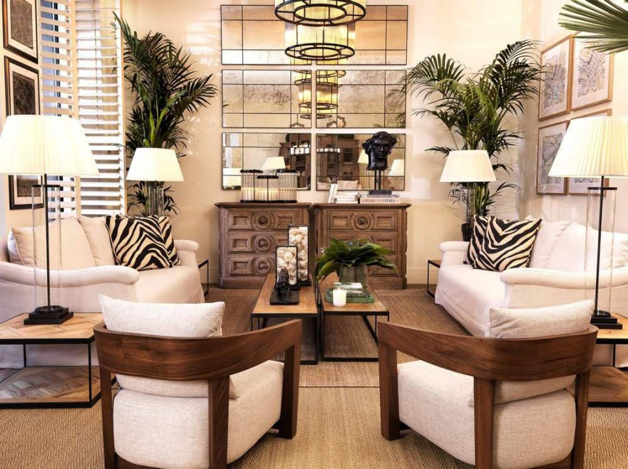 Люстра Bernardi от Eichholtz прозрачная 109638 EICHHOLTZ ДИЗАЙНЕРСКИЕ, EICHHOLTZ, ДВУХЪЯРУСНЫЕ 061511 Прозрачный  - Вид №4