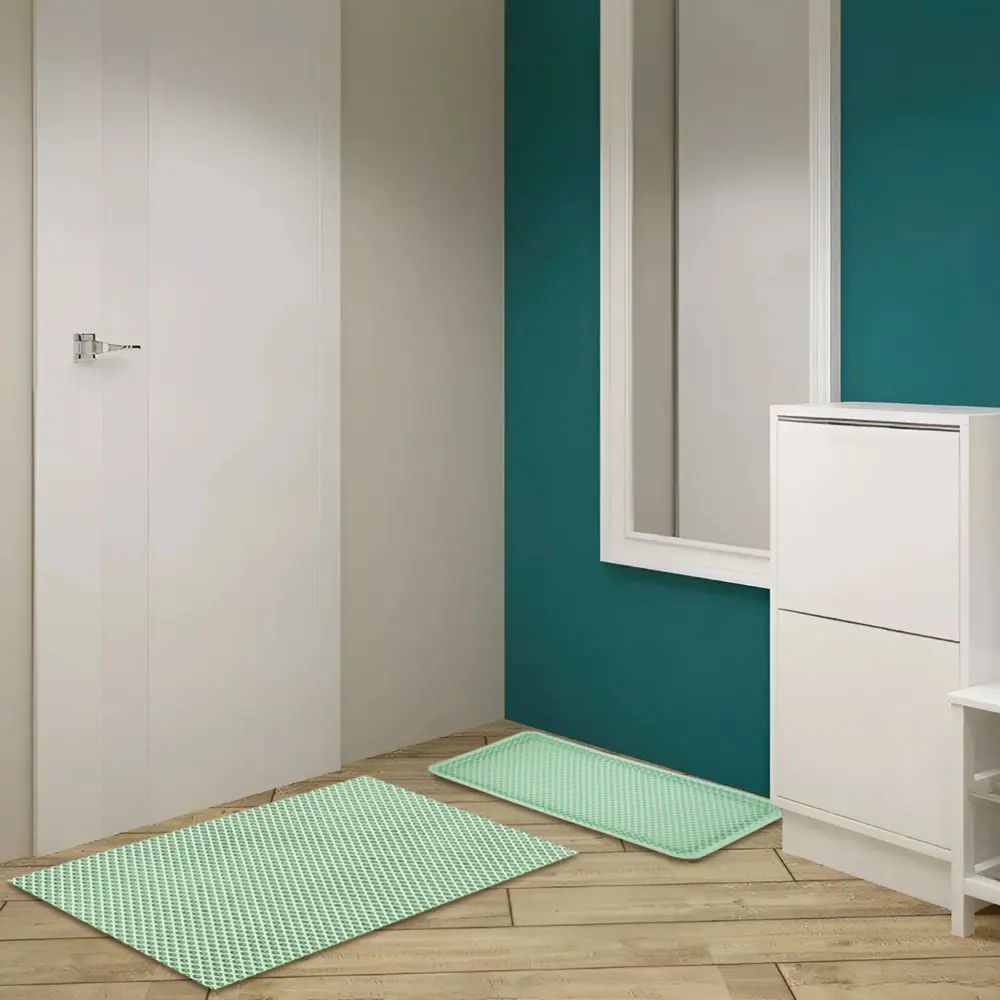 Santreyd Лоток для обуви ЭВА с ромбовидным рельефом, мятный 89370090 STLM-1049249