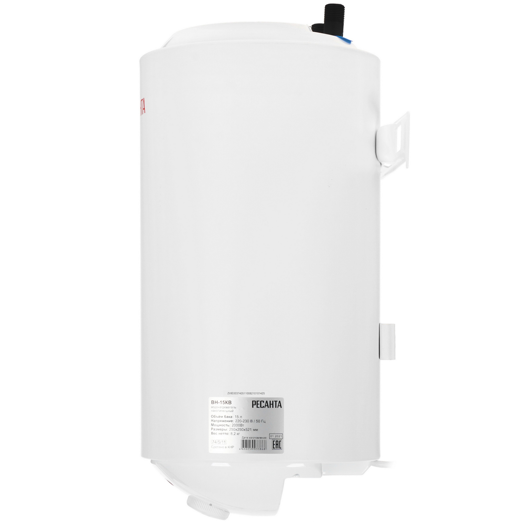 5347939 Водонагреватель электрический Ресанта ВН-15КВ STDN-0042691 - Вид №2