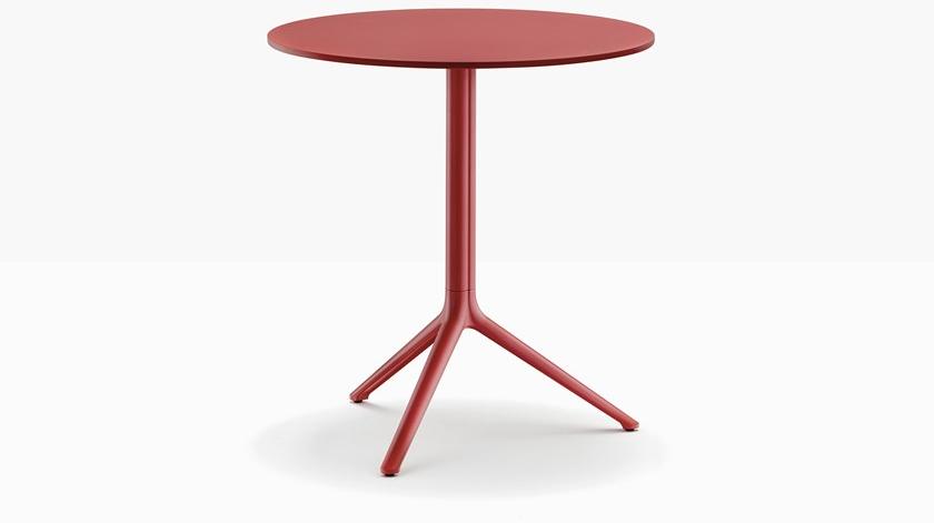 Pedrali Круглый алюминиевый стол с основанием 4 звезды sun-id-1438859 - Вид №1