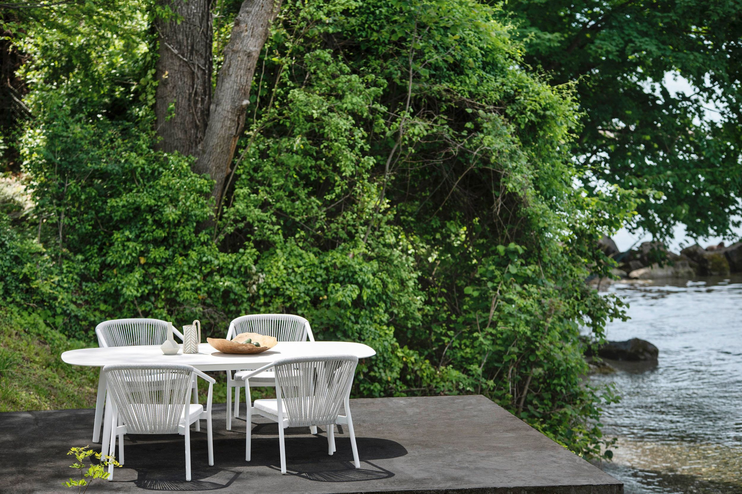 Алюминиевый штабелируемый садовый стул с порошковым покрытием Varaschin Smart ARCH-00085384 - Вид №1