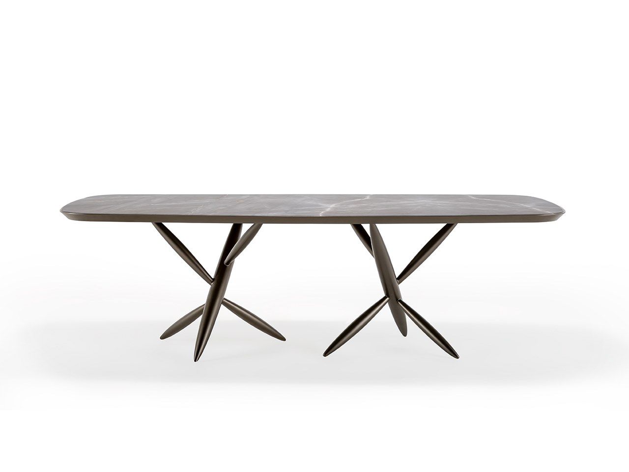 Прямоугольный стеклянный обеденный стол REFLEX PITTO 72 ARCH-00079830