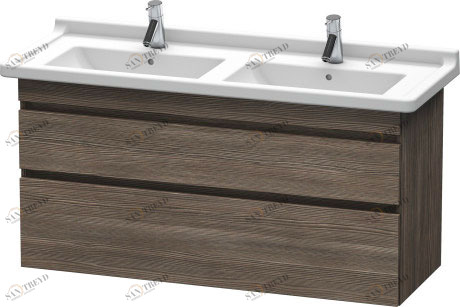 DS649005151 Тумбочка подвесная DuraStyle #DS6490 1200 x 470 мм Сосна коричневая, декор Duravit