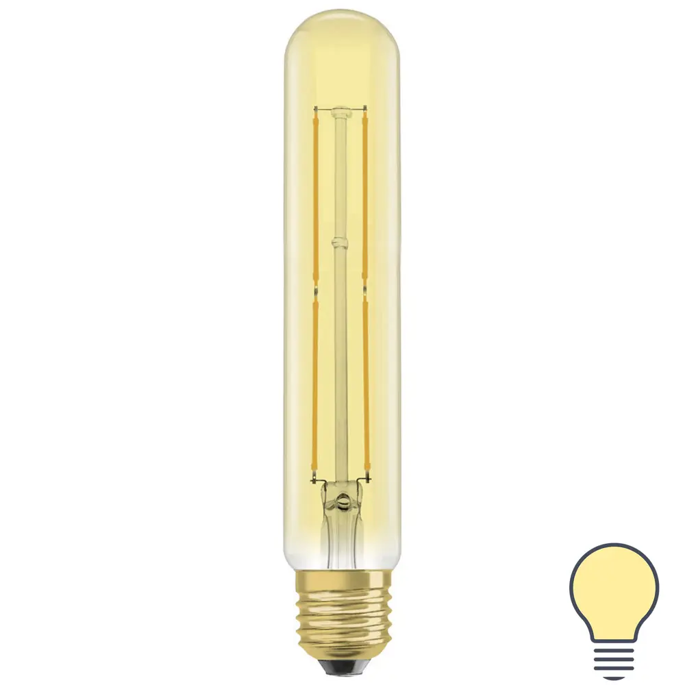 Лампа светодиодная Osram филаментная E27 230 В 5 Вт/820 Tubular STLM-2021409