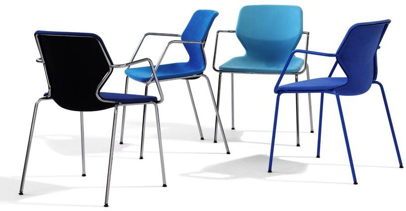 Blå Station Штабелируемый тканевый стул с подлокотниками Bla Station sun-id-1398240 - Вид №2