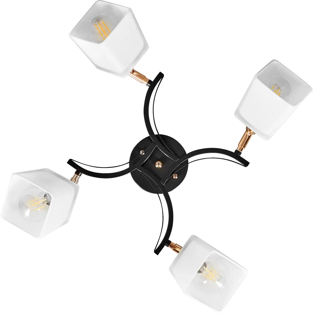 Люстра De City Тетро - современная потолочная с четырьмя стеклянными кубами 88038453 STLM-0922470 - Вид №3