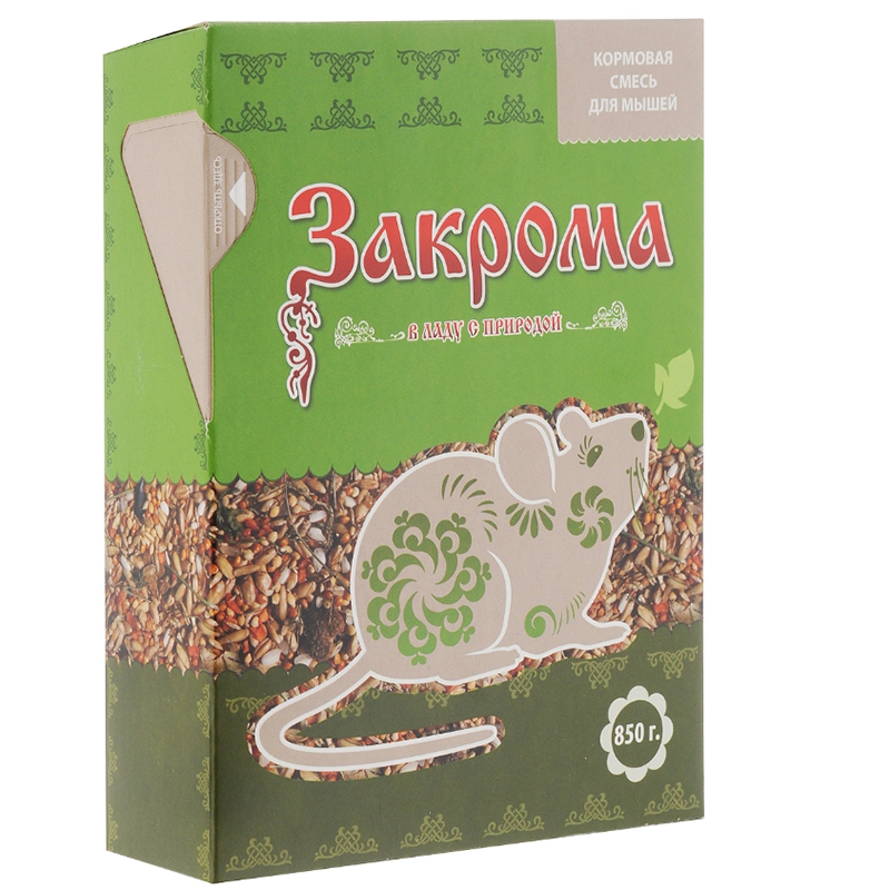 ПР0052096 Кормовая смесь для мышей 850г ЗАКРОМА 