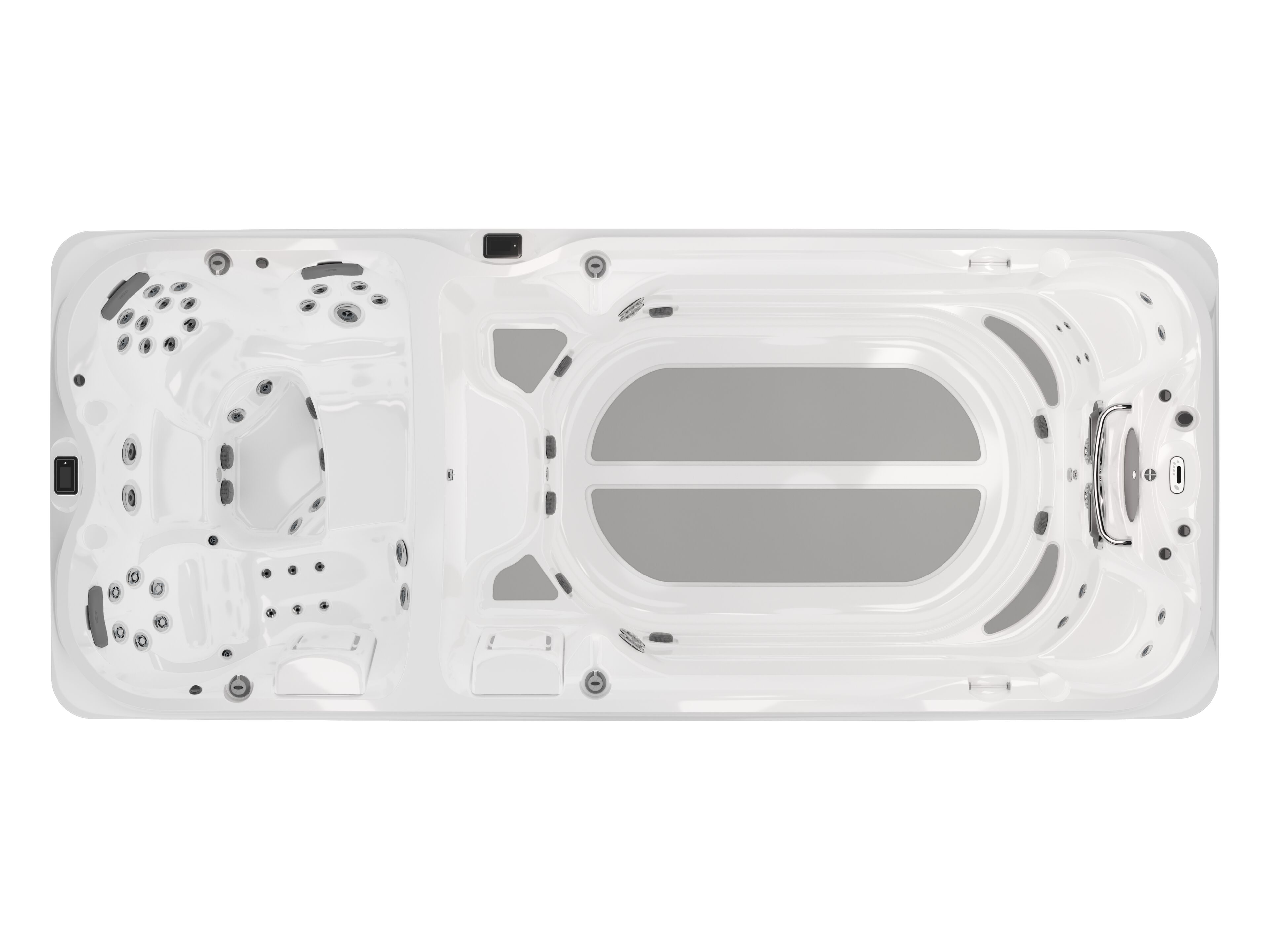 Открытый надземный мини-бассейн с противоточным плаванием Jacuzzi® Swim Spa ARCH-00081763 - Вид №13