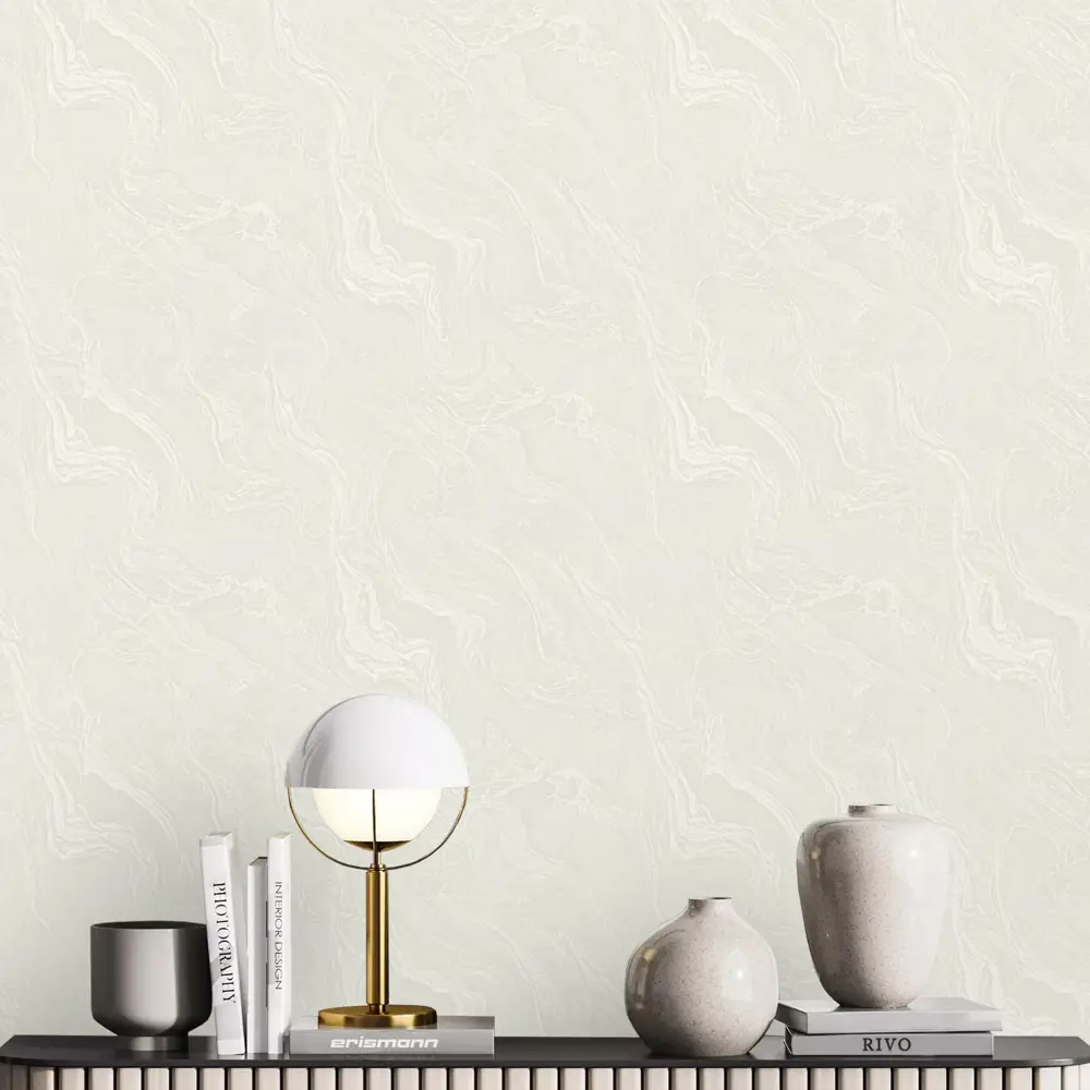 Флизелиновые обои Erismann Rivo бежевые 1.06 м 89401808 STLM-1486251 - Вид №3