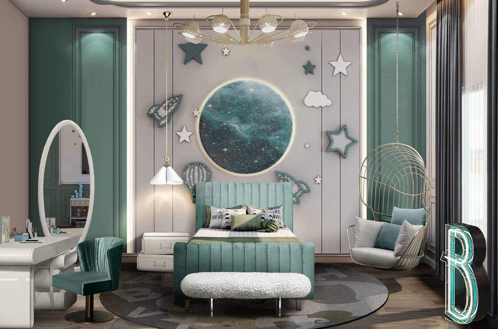 CIST554 Зеркала для детской Облако Circu  - Вид №3