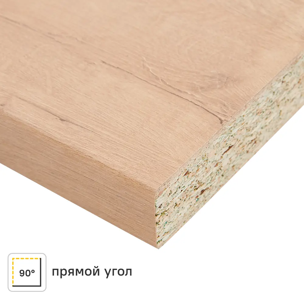 Столешница Delinia Бунратти 240x3.8x60 См ЛДСП Цвет Бежевый 85682563 STLM-2124760 ДСП Прямой угол