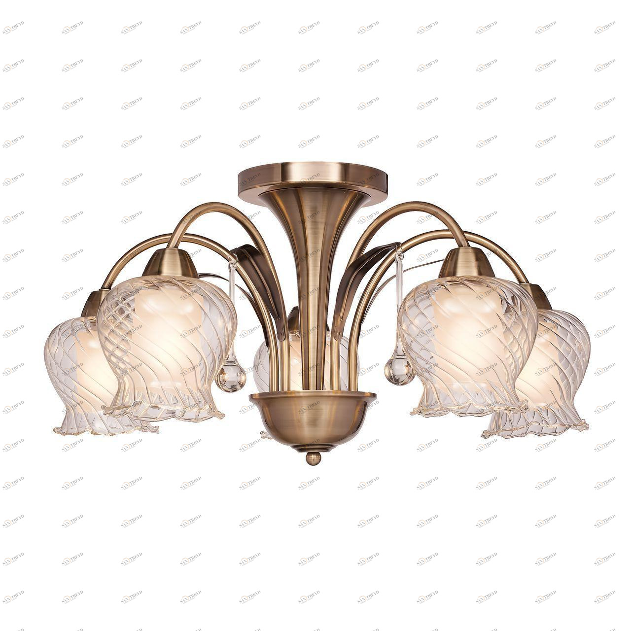 Потолочная люстра Silver Light Loretto 131.53.5 SILVER LIGHT LORETTO BRONZE 183386 Белый 