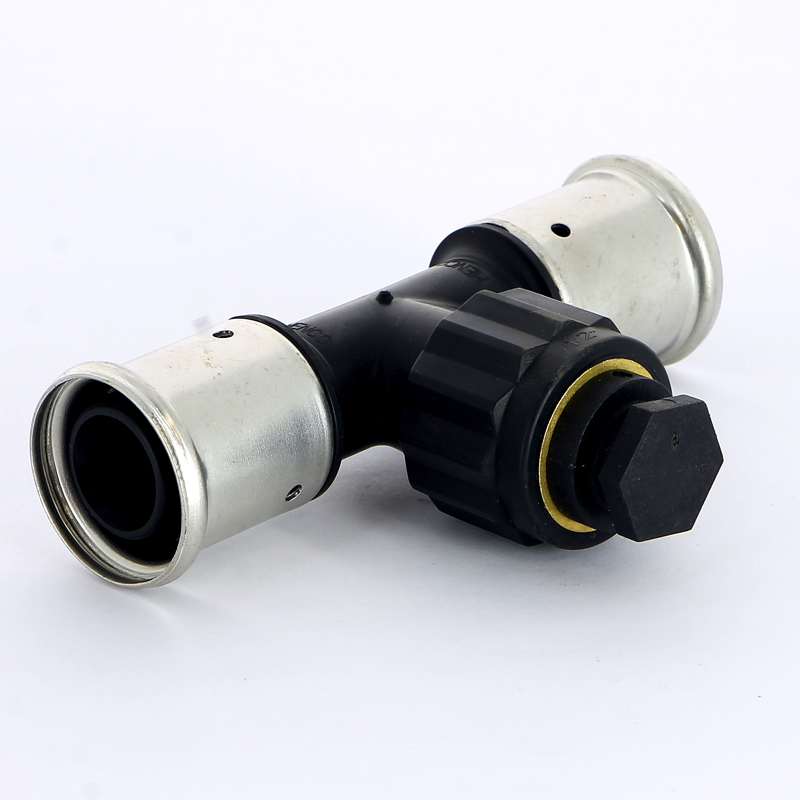 Тройник пресс-В PVDF HENCO 20x3/4"x20 13PK200520 - Вид №1