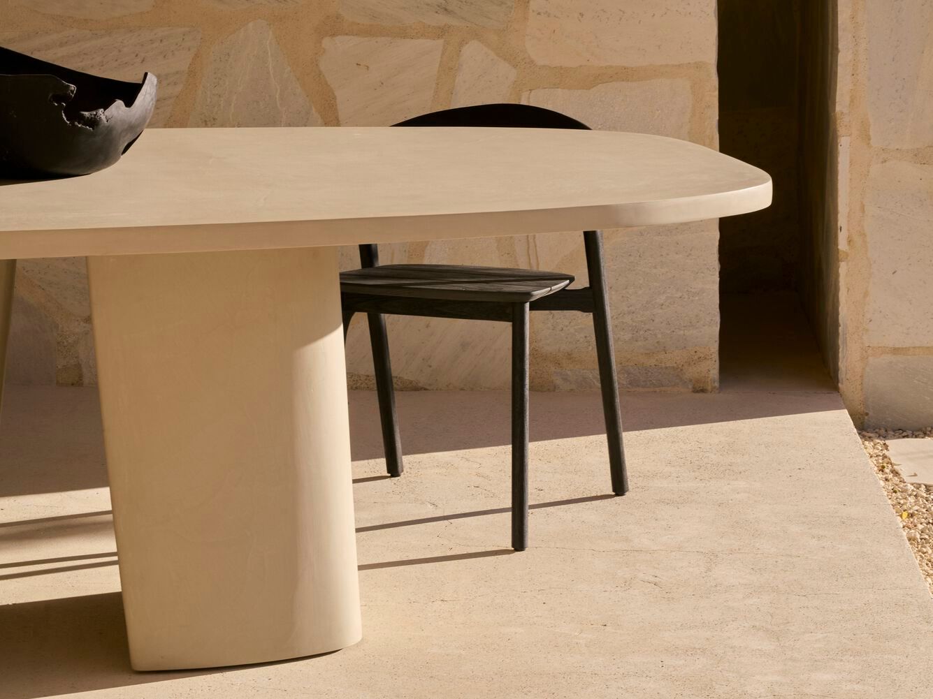 Прямоугольный садовый стол из цементных материалов Ethnicraft CANYON ARCH-00047095 - Вид №5