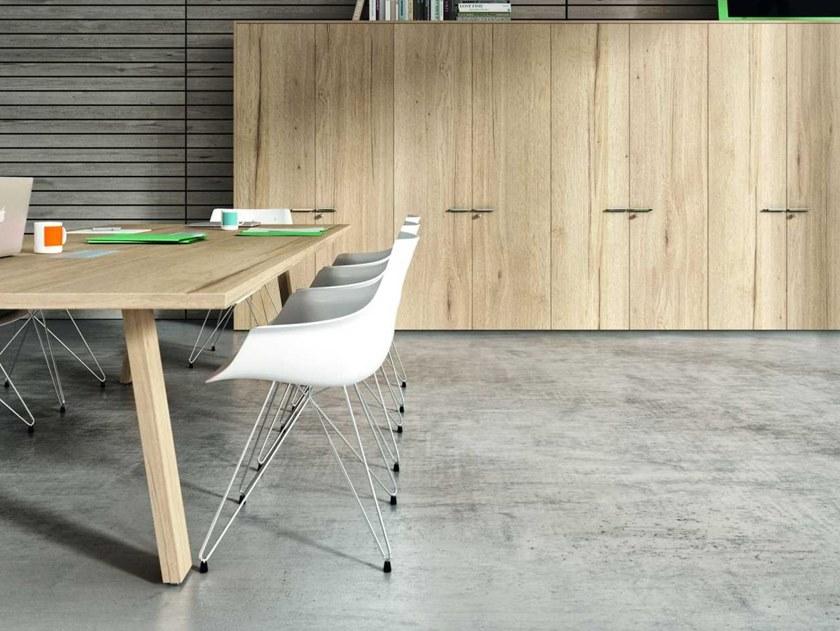 Bralco Прямоугольный стол для совещаний с системой управления кабелями Take off evolution sun-id-1470610 - Вид №2