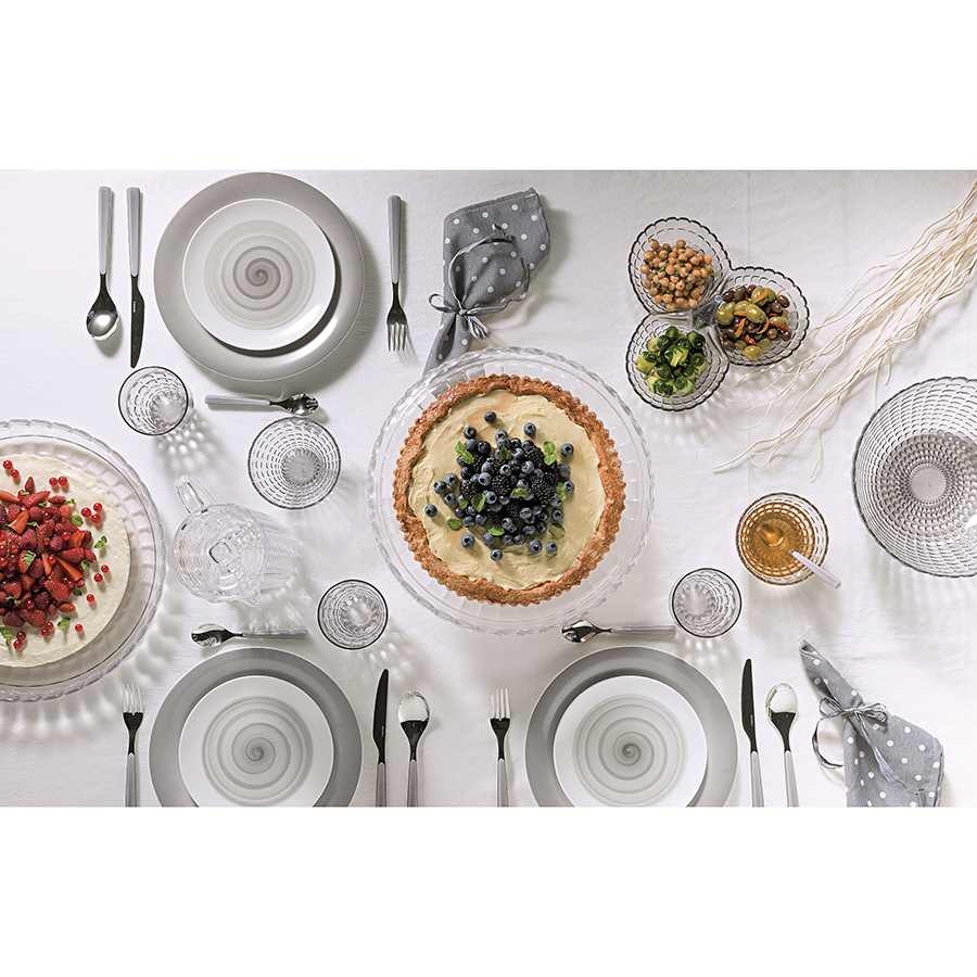 19950039 Блюдо сервировочное с крышкой tiffany, D35 см, бежевое Guzzini  - Вид №2