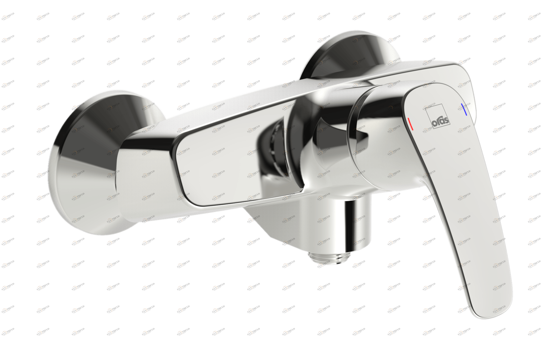 Oras 1075X Смеситель для душа 1075X Safira Хром 