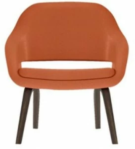 JESSE Мягкое кожаное кресло с подлокотниками Captain welcome