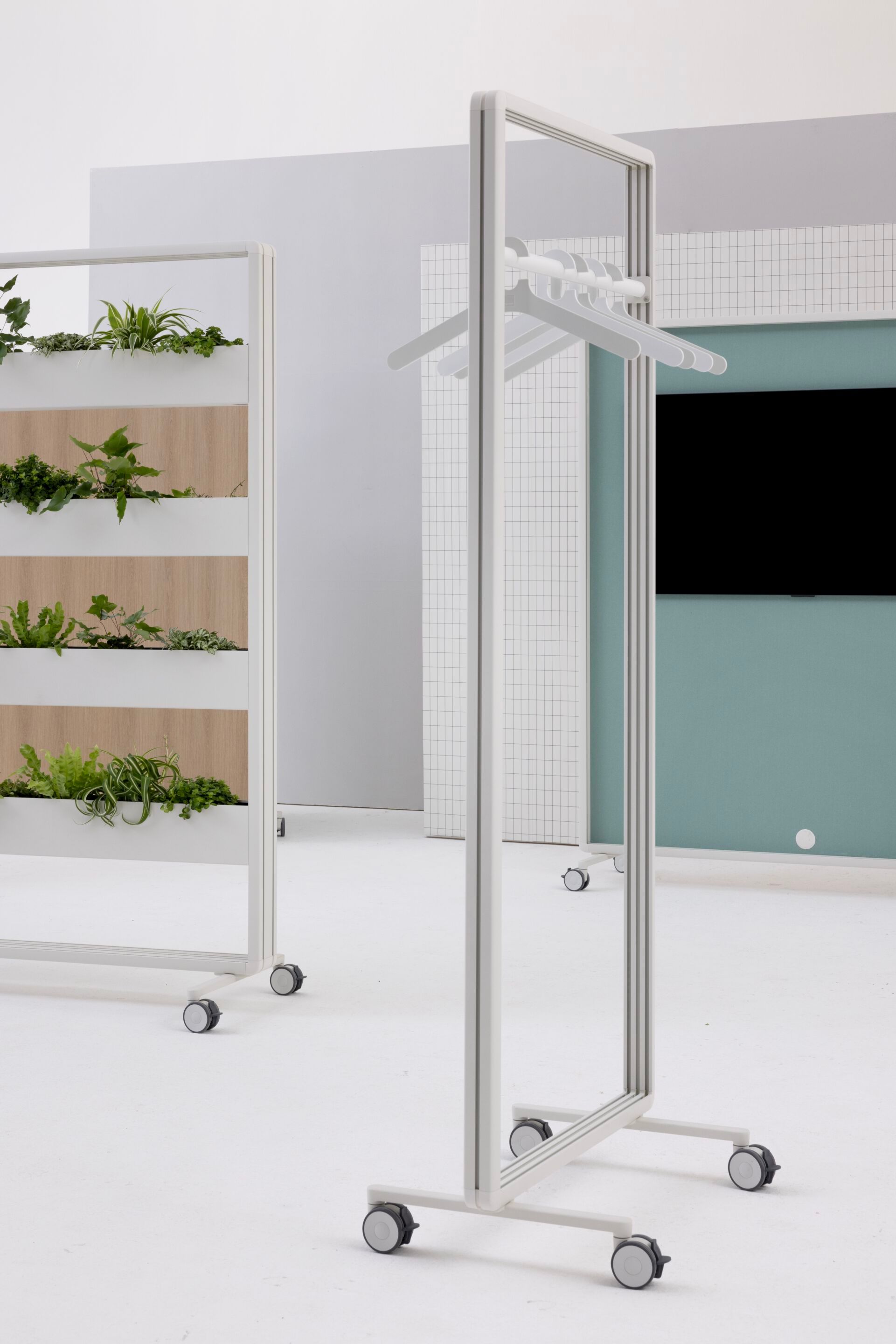 Мобильный звукопоглощающий офисный перегородка из ткани на колесах Cascando патио ARCH-00118831 - Вид №7