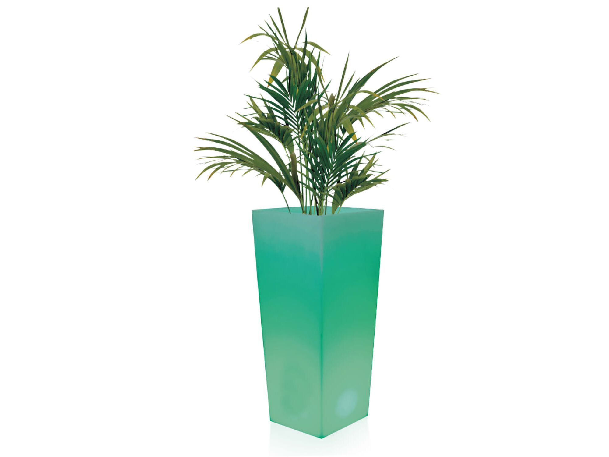 Высокий яркий квадратный садовый горшок из полиэтилена SINED QUADRATO SOLAR ARCH-00059392