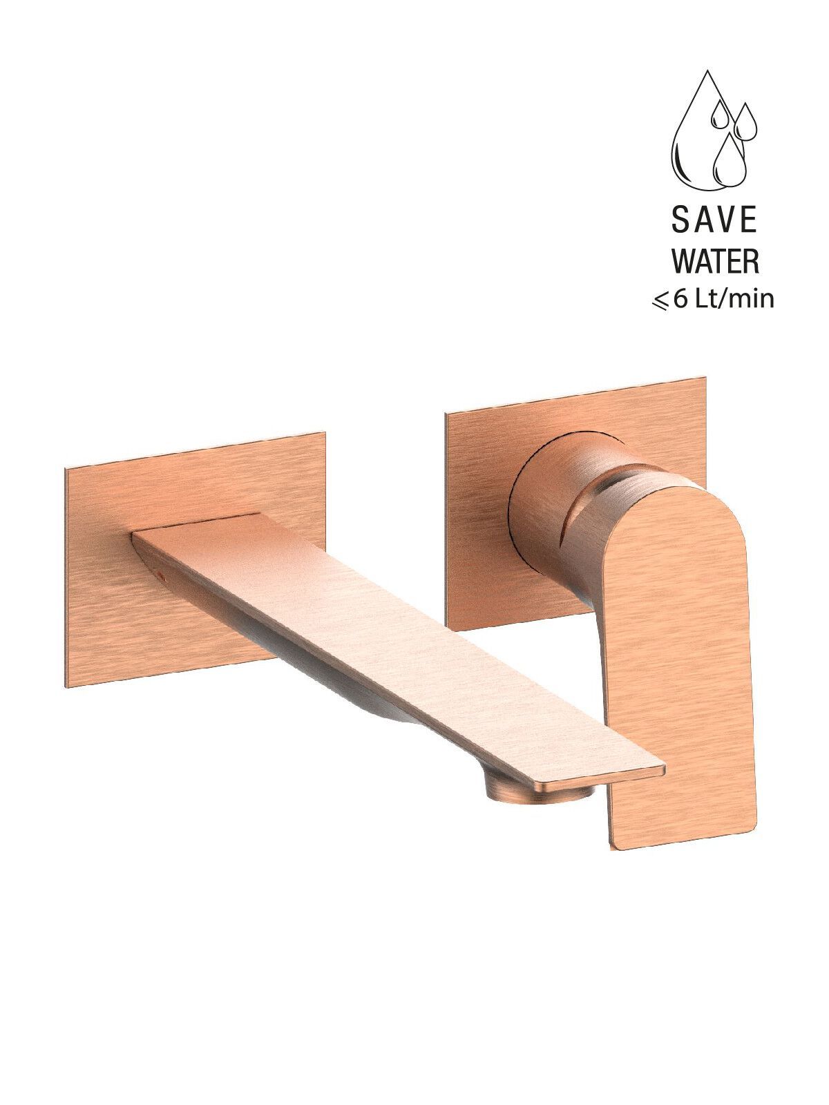 Настенный смеситель для раковины с ограничителем расхода Rubinetterie Frattini Нарцисс ARCH-00103865 - Вид №8