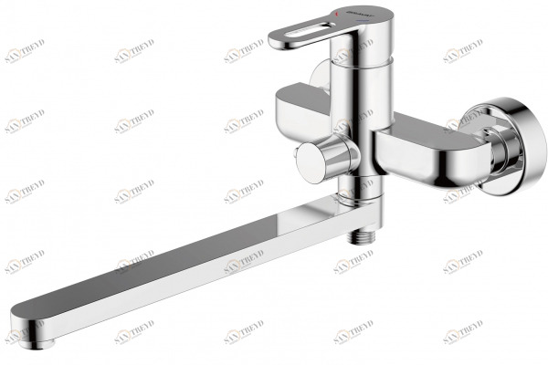 Смеситель для ванны длинный излив с аксессуарами STREAM-D F637163C-LB bravat