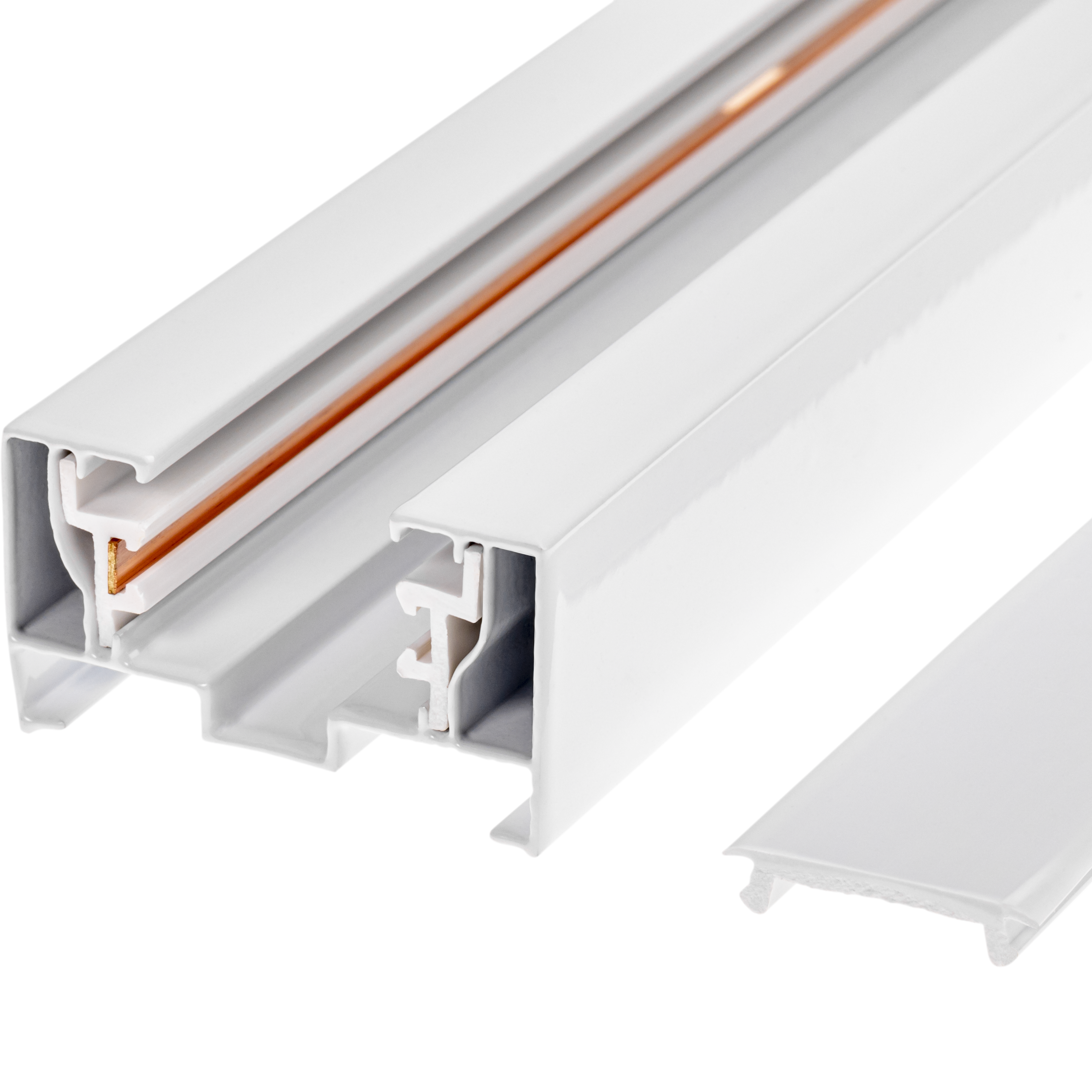 RITTER Трековый шинопровод однофазный белый 1м с коннектором 84846957 STLM-0056102 - Вид №2