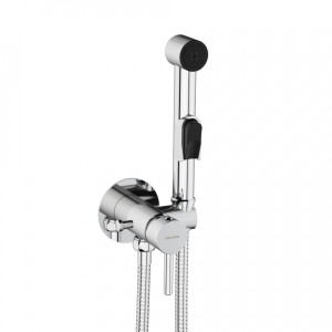 211000000 смеситель монтируемый в стену с гиг.душем и крючком Damixa Option