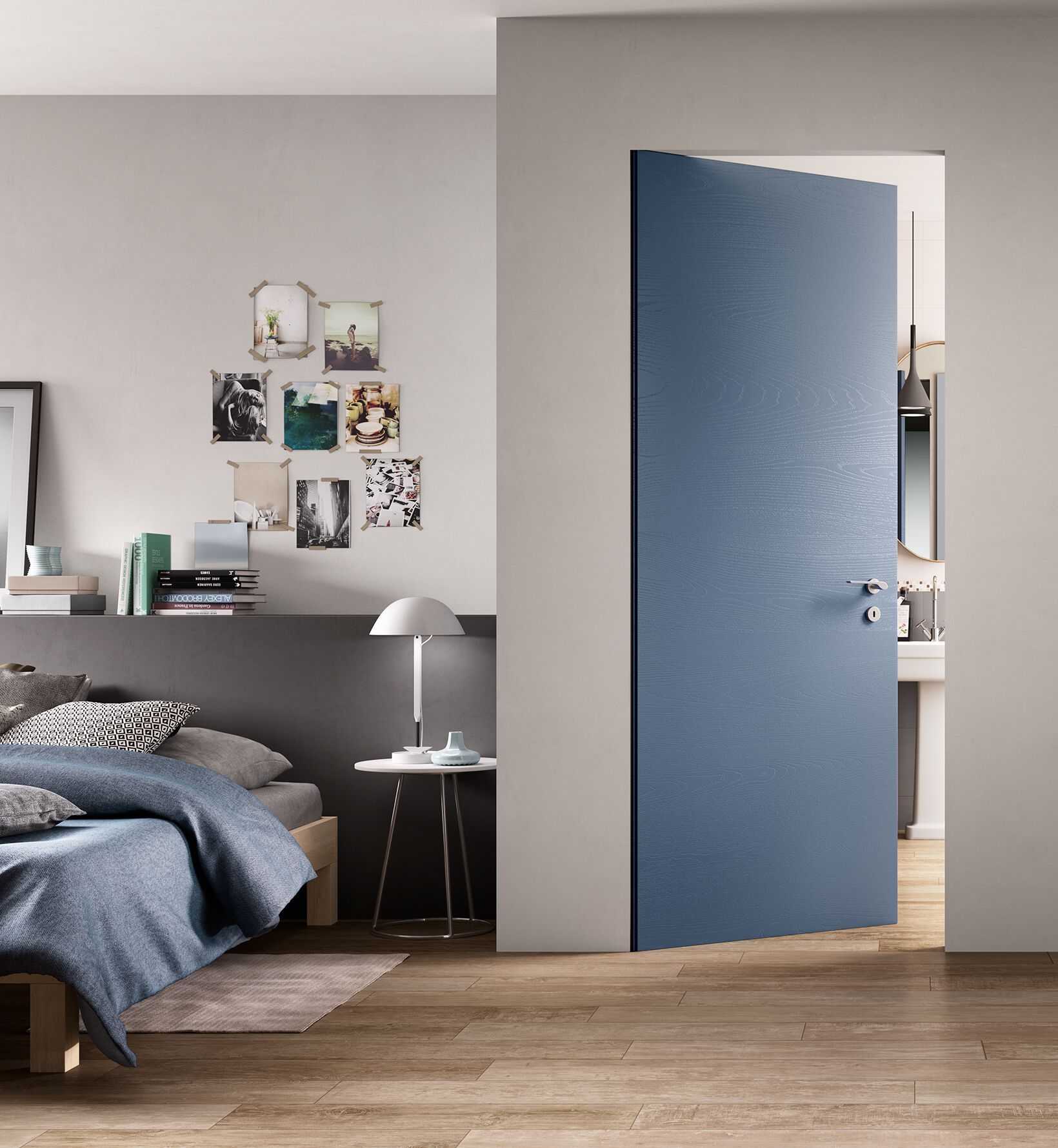 Деревянная стена заподлицо распашная дверь FERREROLEGNO ноль ARCH-00077722 - Вид №1