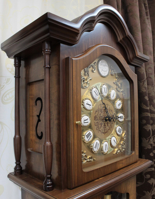 Часы напольные деревянные коричневые орех Sars 451 SARS ДИЗАЙНЕРСКИЕ 00-3967433 Коричневый  - Вид №1