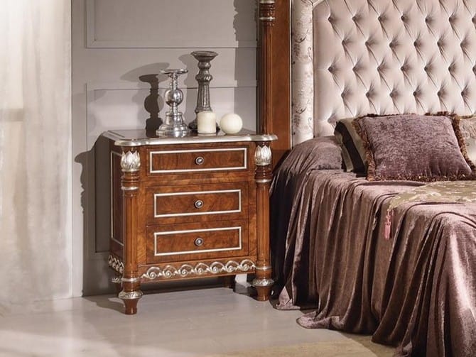 Прямоугольная тумбочка из массива дерева с ящиками GUERRA VANNI Shell ARCH-00053491 - Вид №1