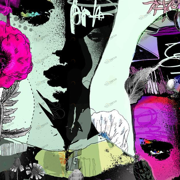 MOMENTI Авторский художественный принт Crazy home paintings Gi-018