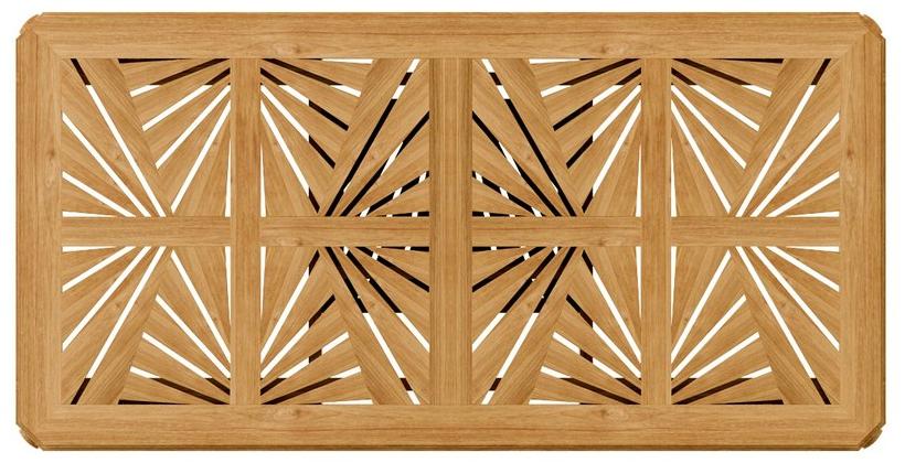 ASTELLO Прямоугольный садовый стол из тикового дерева раздвижной Jonquille Jq.tr1.l1.10 - Вид №4