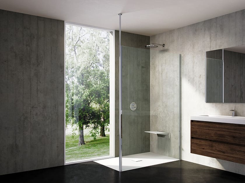 Стеклянный угловой душ Provex Industrie ARCH-00010009