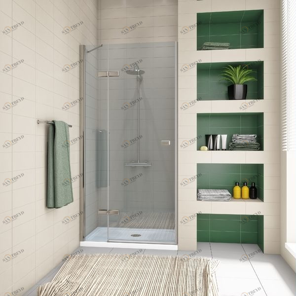 Душевая дверь в нишу 115x200 GK-862AP стекло прозрачное 6 мм GUTEWETTER TREND DOOR 115X200GK862AP