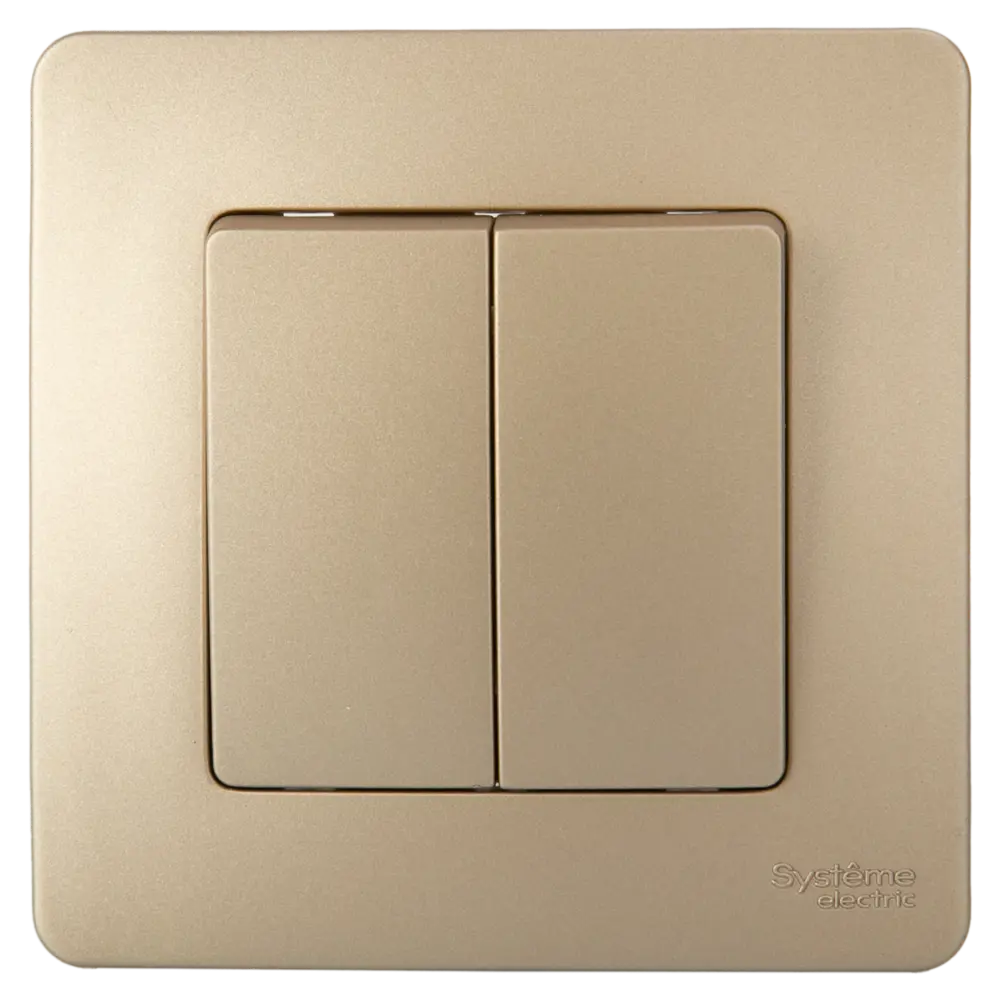 Двуклавишный переключатель Systeme Electric Blanca для управления освещением 84502364 STLM-0050688 - Вид №1