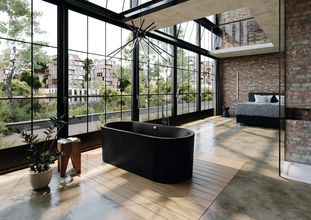 Ванна KALDEWEI Сталь эмалированная 111-7 294 черный матовый 100 111-7294 - Вид №3