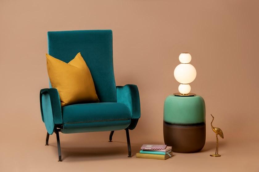 Formagenda Настольная лампа из светодиодного стекла с диммером Pearls sun-id-1427196 - Вид №16