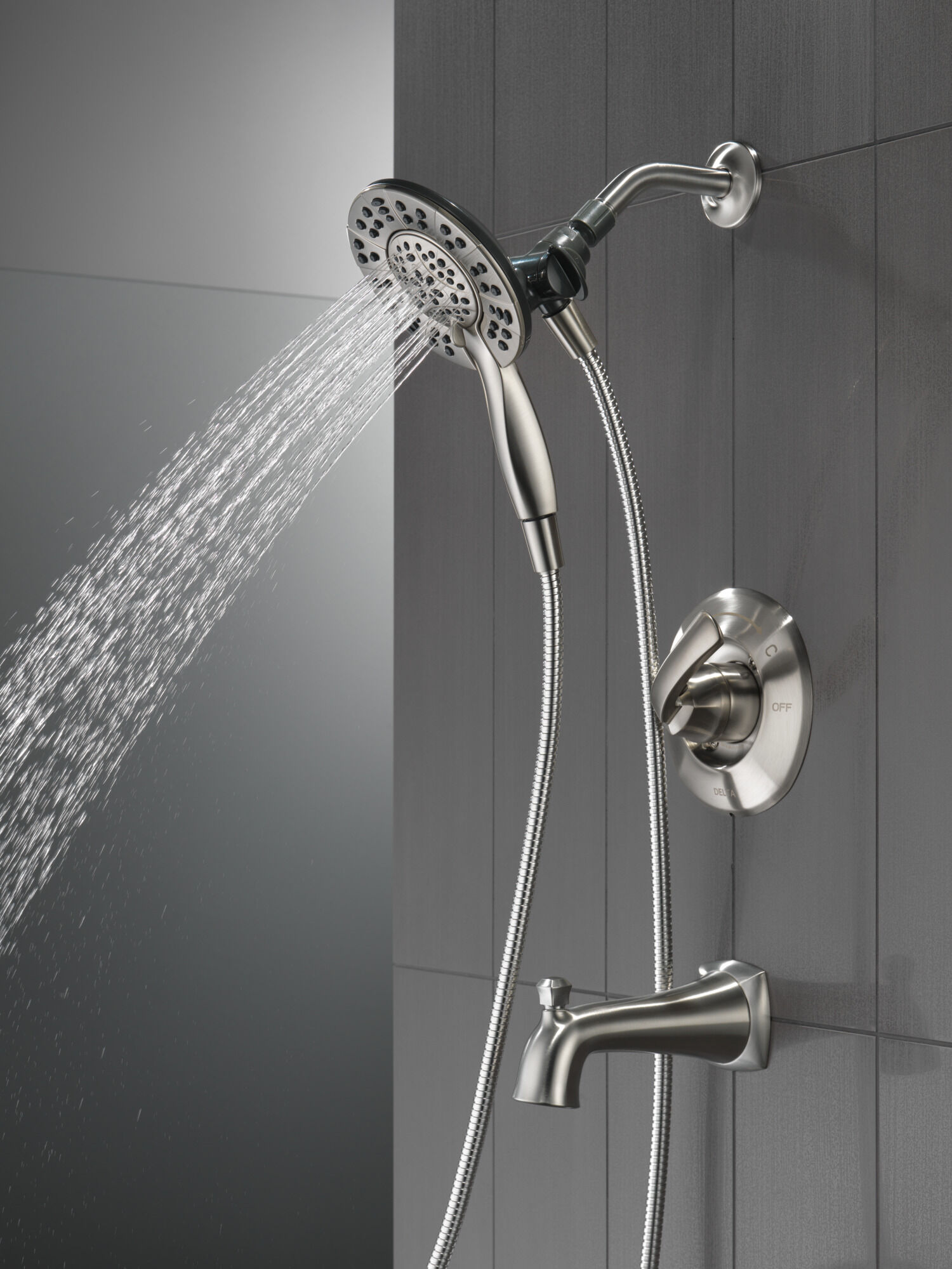 144962-SS-I Ванна и душ Monitor® серии 14 с In2ition® Delta Faucet DELTA Нержавеющая сталь - Вид №7