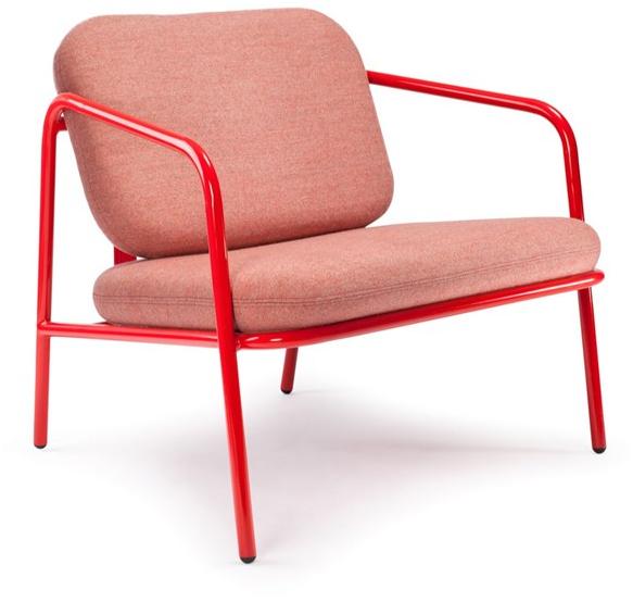 Deadgood Кресло с обивкой из ткани с подлокотниками Working girl Wg5s - Вид №1