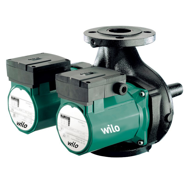 Циркуляционный насос Wilo TOP-SD 40/7 DM PN6/10 сдвоенный фланцевый 40 мм, 3-х ступенчатый переключатель, мокрый ротор 2165552 - Вид №1