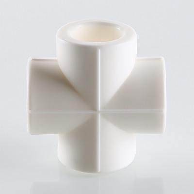 VTp.741.0.032 Фитинг полипропиленовый – крестовина Valtec 32 мм  - Вид №11