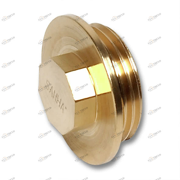 275114R SANHA 751 соед.для шлангов, латунь, заглушка 1/4 мм 