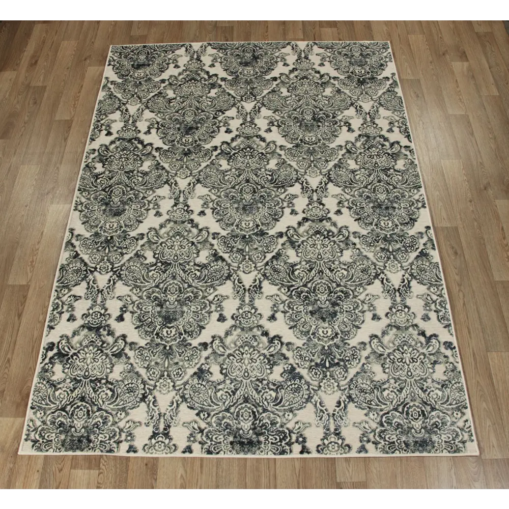 Ковер вискоза Genova 295/656561 160х230 см цвет серый RAGOLLE STLM-2096706 - Вид №1