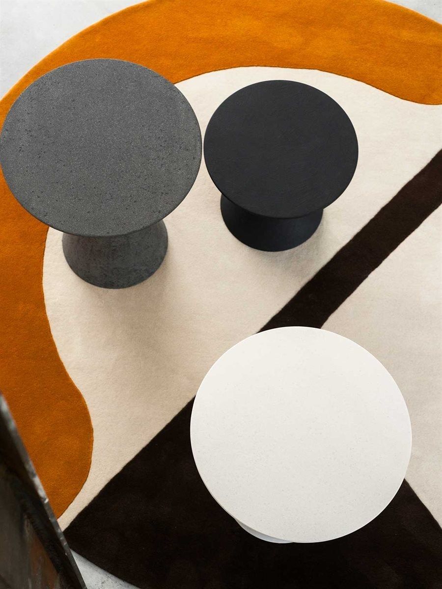 Круглый журнальный столик из полиуретана Desalto глина ARCH-00101622 - Вид №9