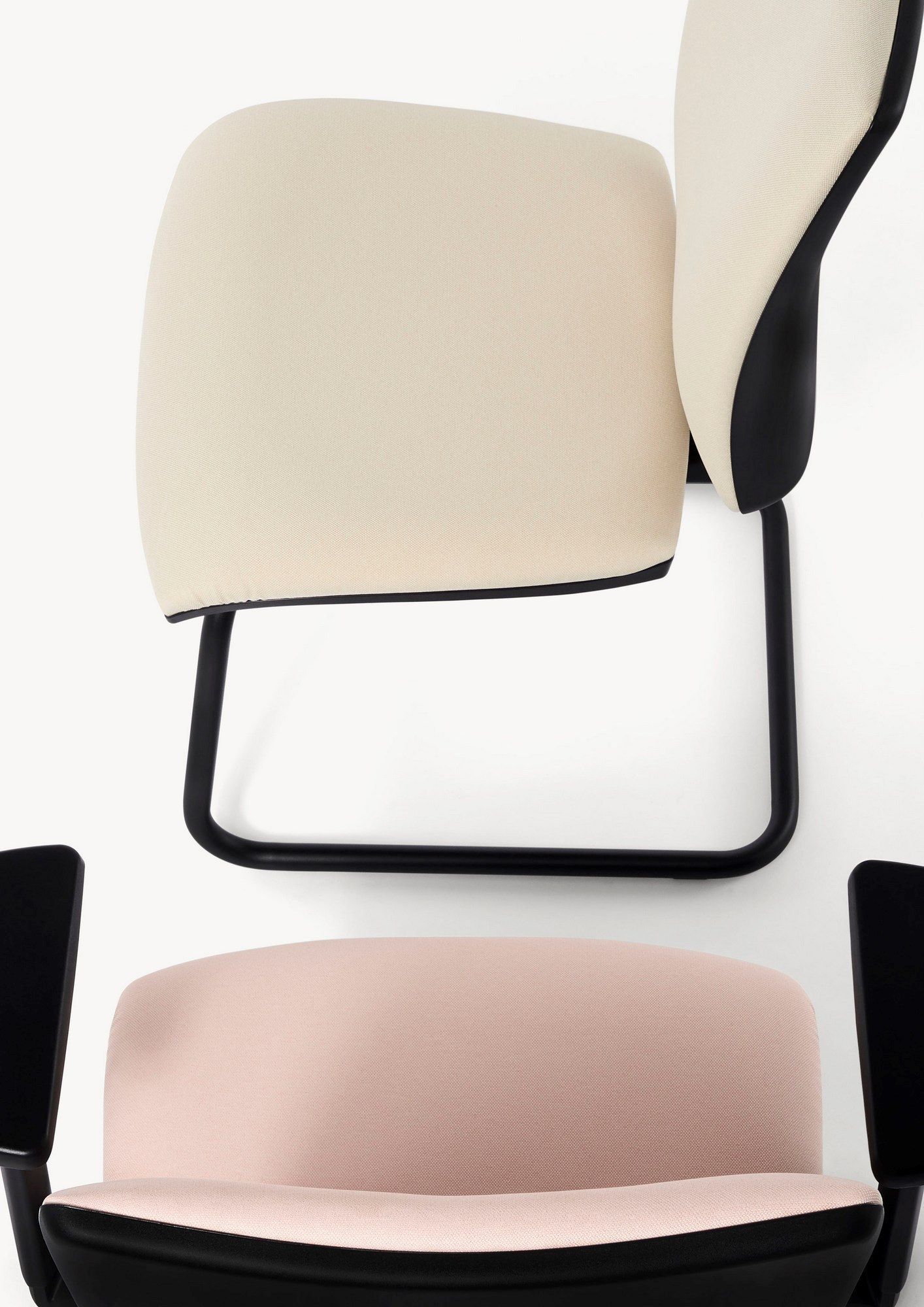 Тканевый консольный операционный офисный стул с подлокотниками Diemme Five ARCH-00063687 - Вид №3