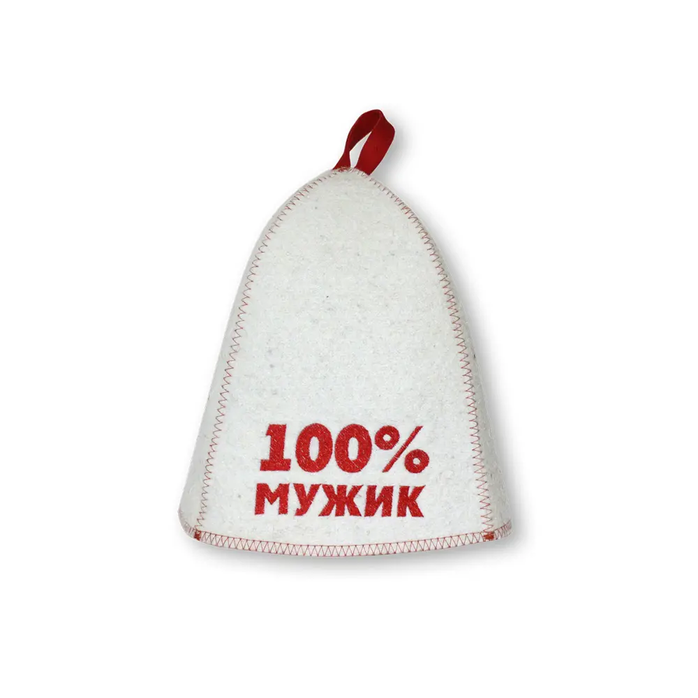 Шапка для бани «100% мужик» войлок 18514026 STLM-2163492 Santreyd 
