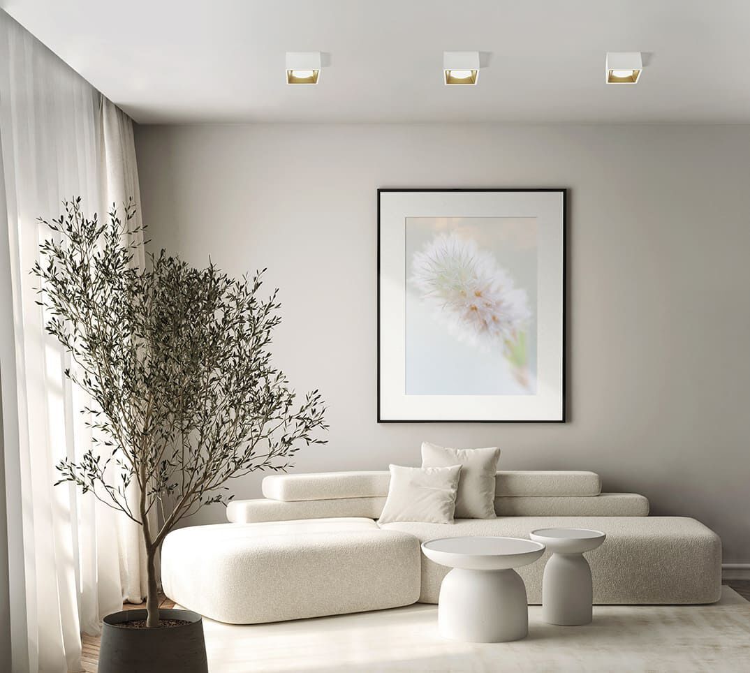 Гипсовый потолочный светильник Tecnico NASSO QUADRATA ARCH-00131101 - Вид №6