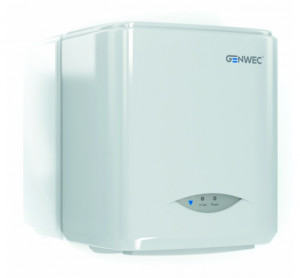 GW01 19 04 02 Genwec Модель A Ручная сушилка для рук из блестящей нержавеющей стали